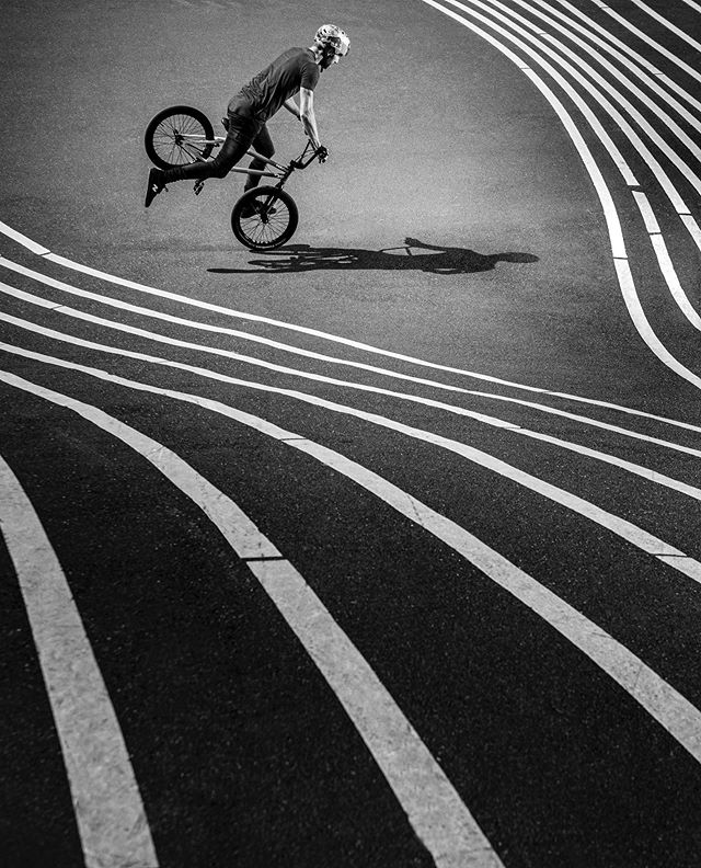 @danielwedemeijerbmx in Black Square in Copenhagen. Shot at the @redbullphotography academy